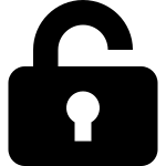 Lock Open SVG Icon